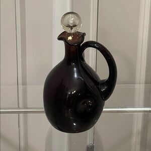 Sophisticated Purple Glass Decanter